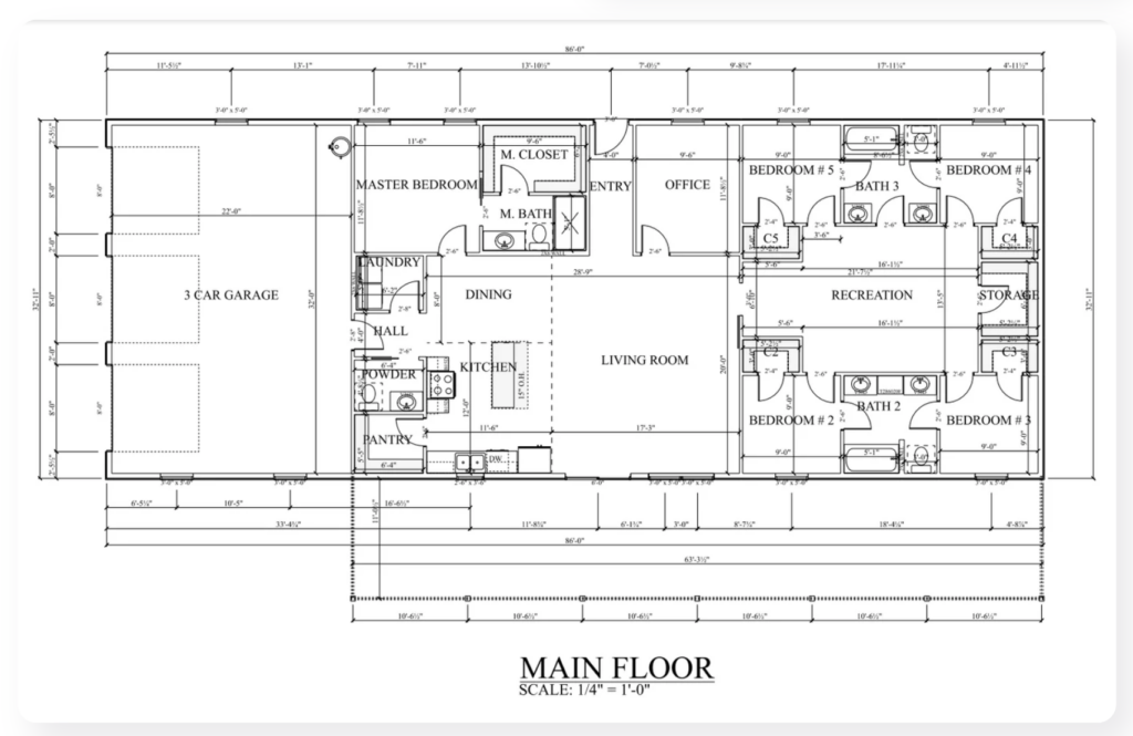 7 Outstanding 2000 Sq Ft Barndominium Floor Plans 6242